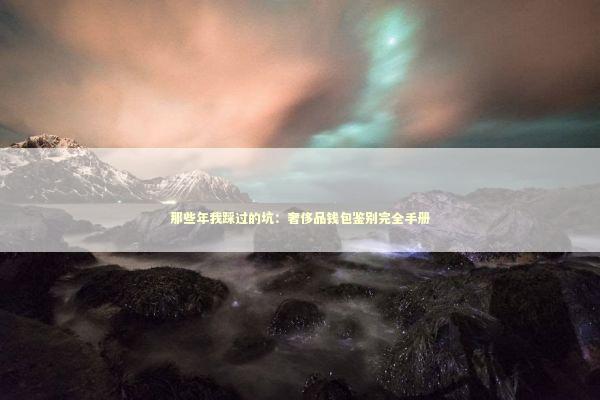 那些年我踩过的坑：奢侈品钱包鉴别完全手册